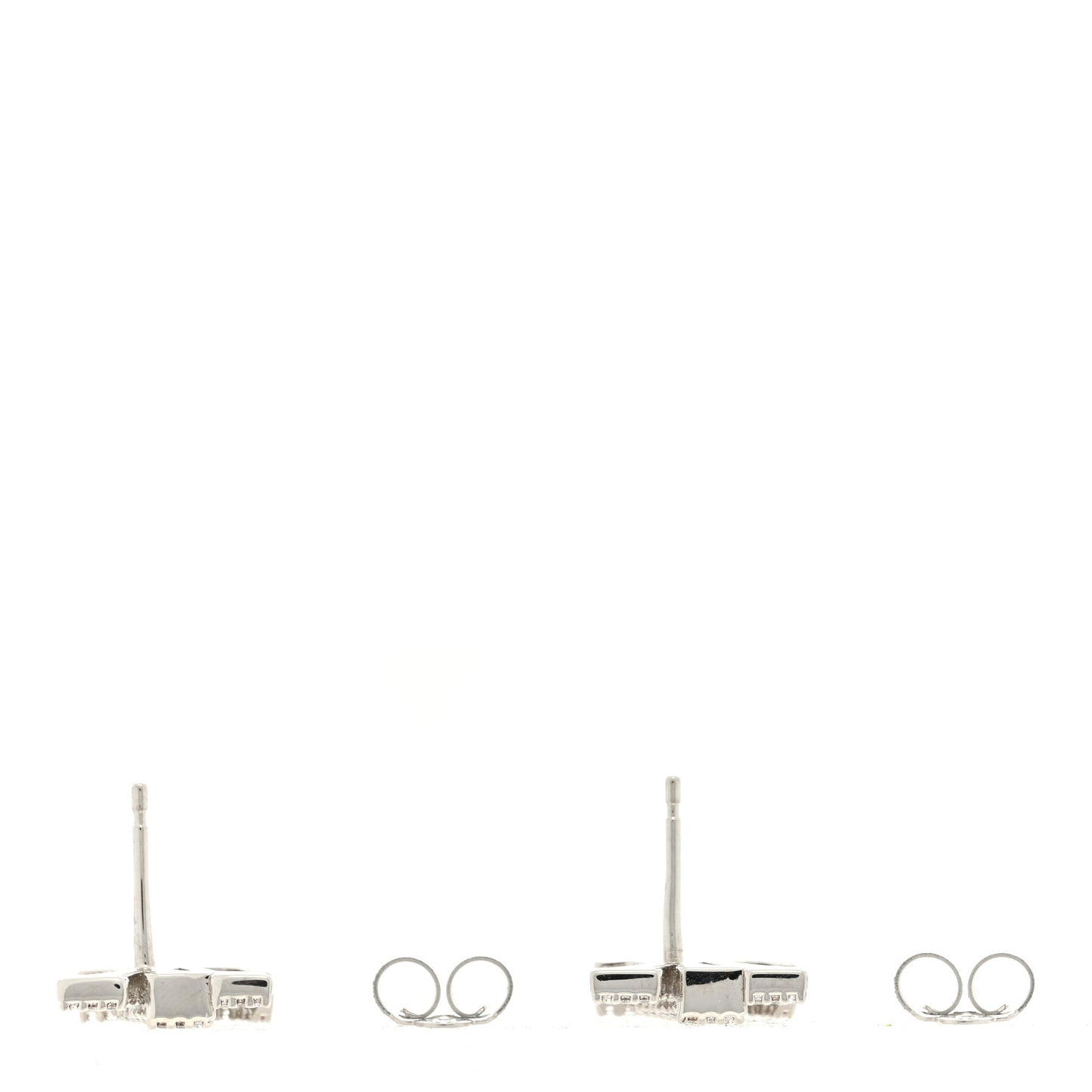 Crystal LV Iconic Earrings Silver