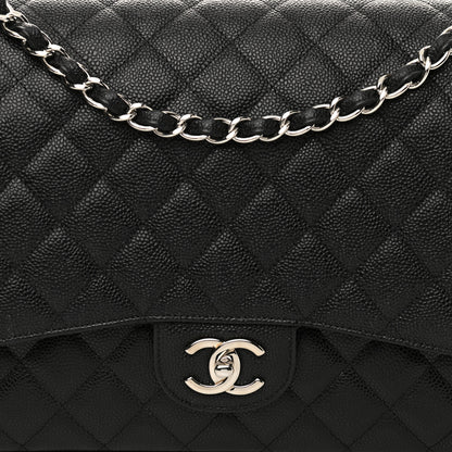 Chanel Caviar Quilted Maxi Double Flap Black 7 of 12