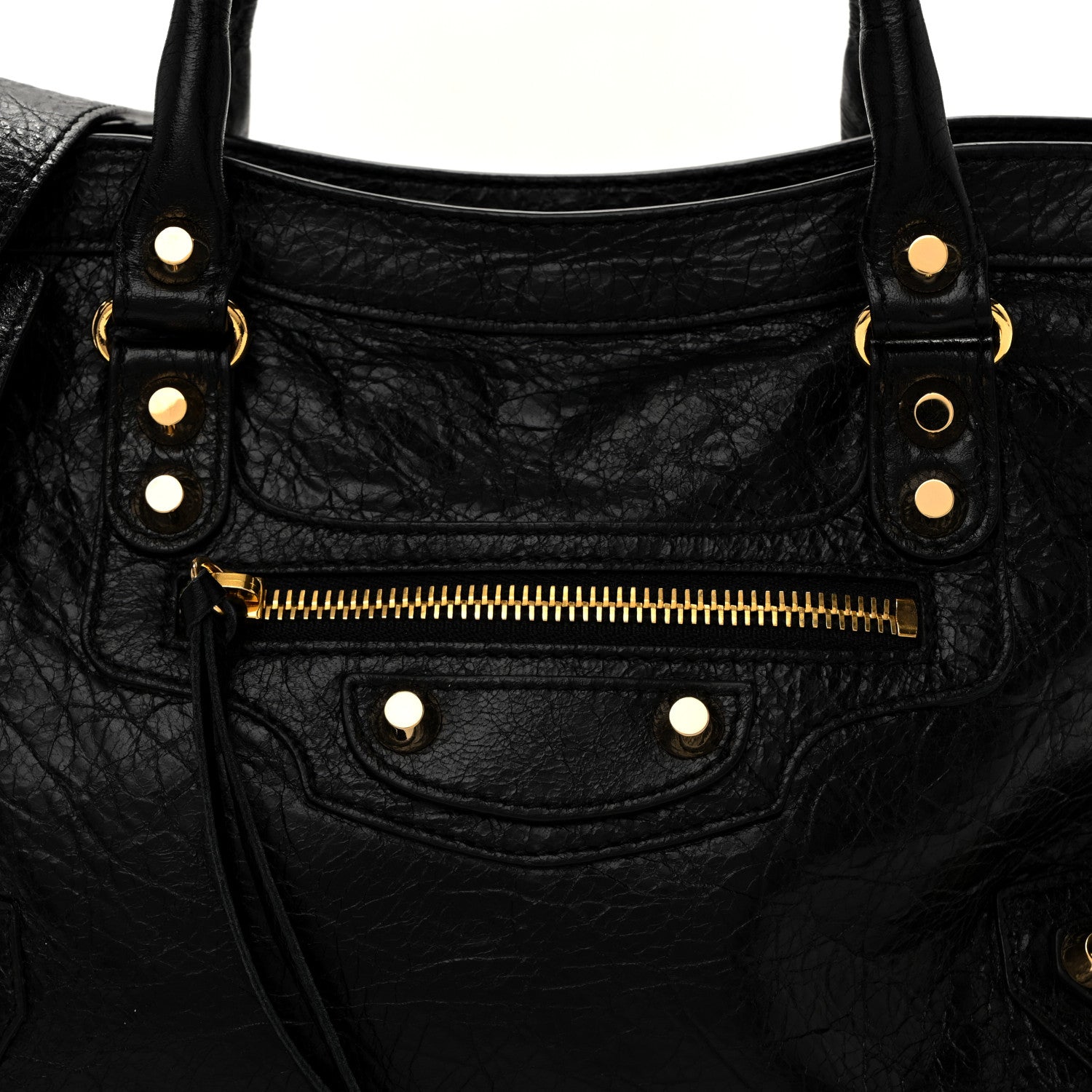 Balenciaga Agneau Classic Gold Hardware S City Black 8 of 10