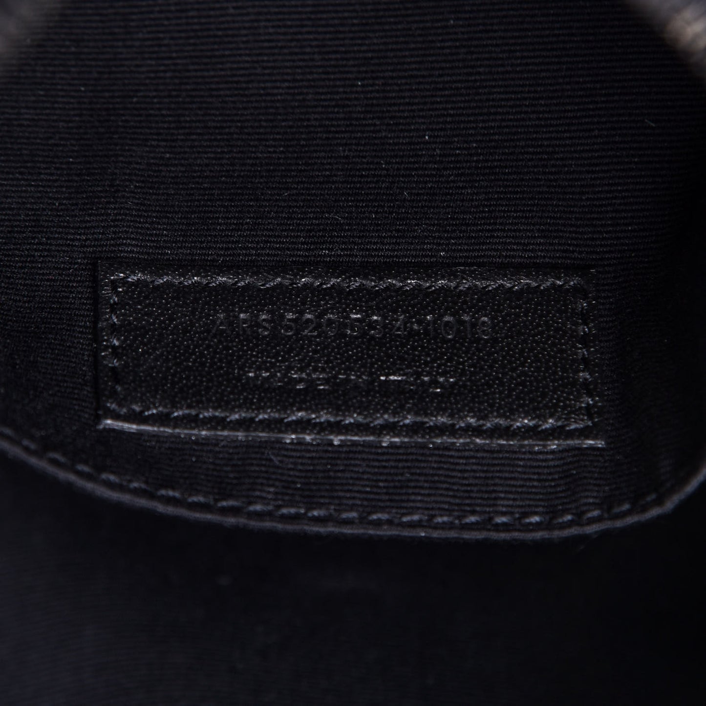 Calfskin Matelasse Monogram Lou Camera Bag Black