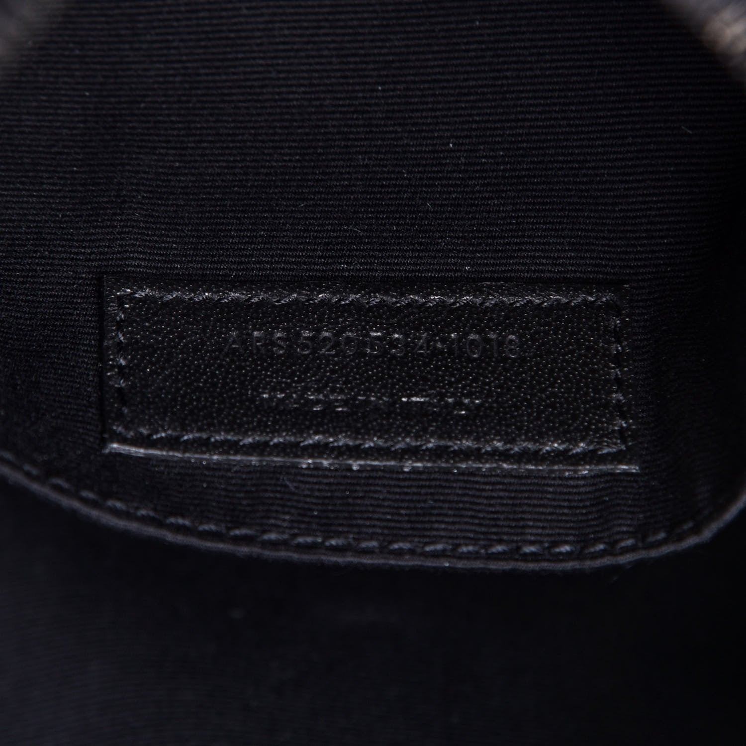 Saint Laurent Calfskin Matelasse Monogram Lou Camera Bag Black 7 of 10