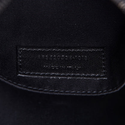 Saint Laurent Calfskin Matelasse Monogram Lou Camera Bag Black 7 of 10