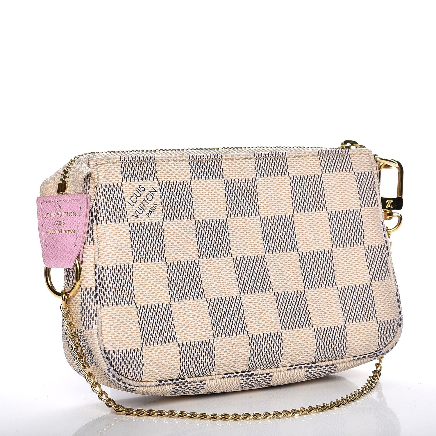 Louis Vuitton Damier Azur 2016 Christmas Animation Mini Pochette Accessories 3 of 8