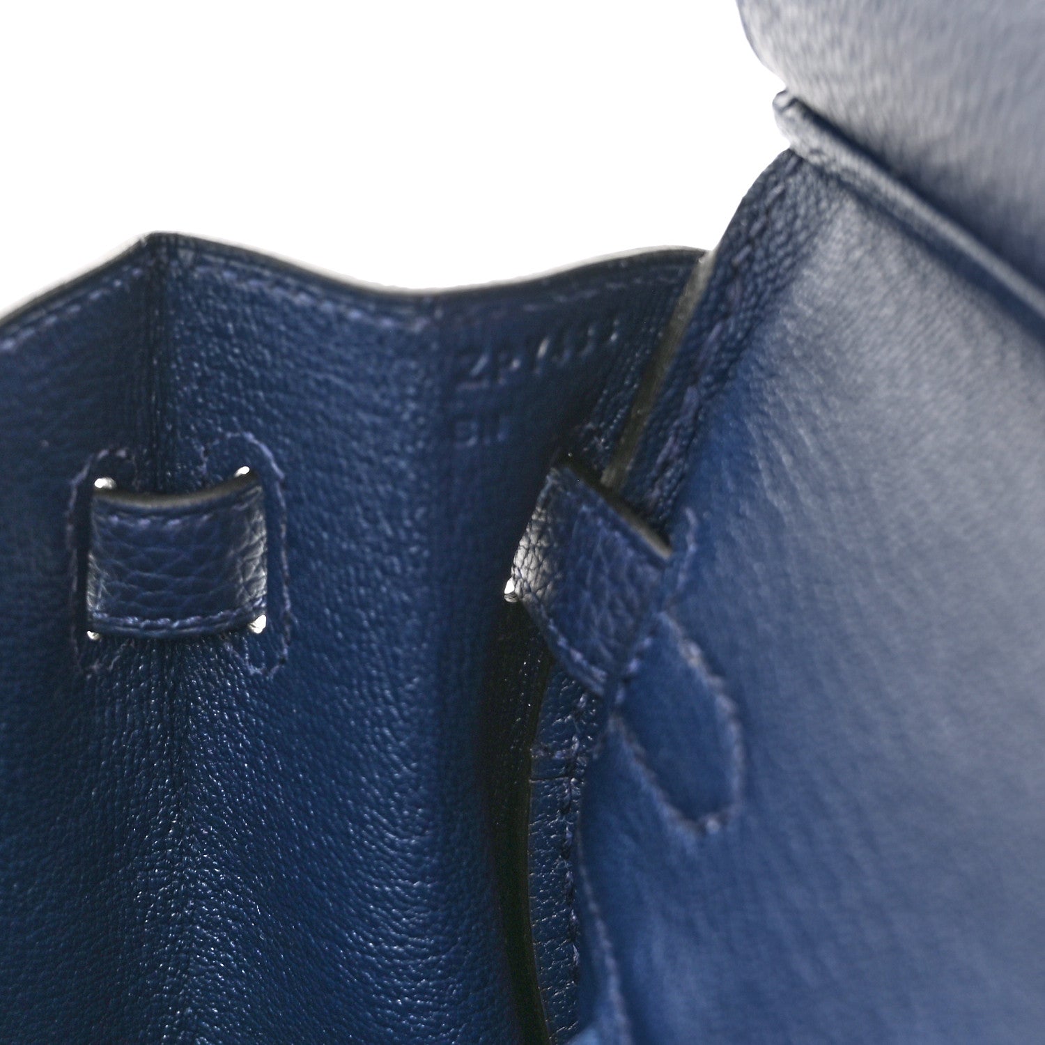 Hermes Togo Birkin 25 Bleu Saphir 7 of 11