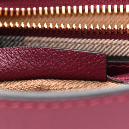 Burberry Soft Grain Calfskin Small Medley Crossbody Dark Plum 8 of 9