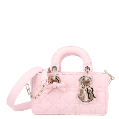 Christian Dior Lambskin Cannage Mini Lady D-Joy Soupir Pink 1 of 9