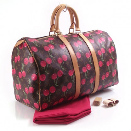 Louis Vuitton Monogram Cerises Keepall 45 3 of 9