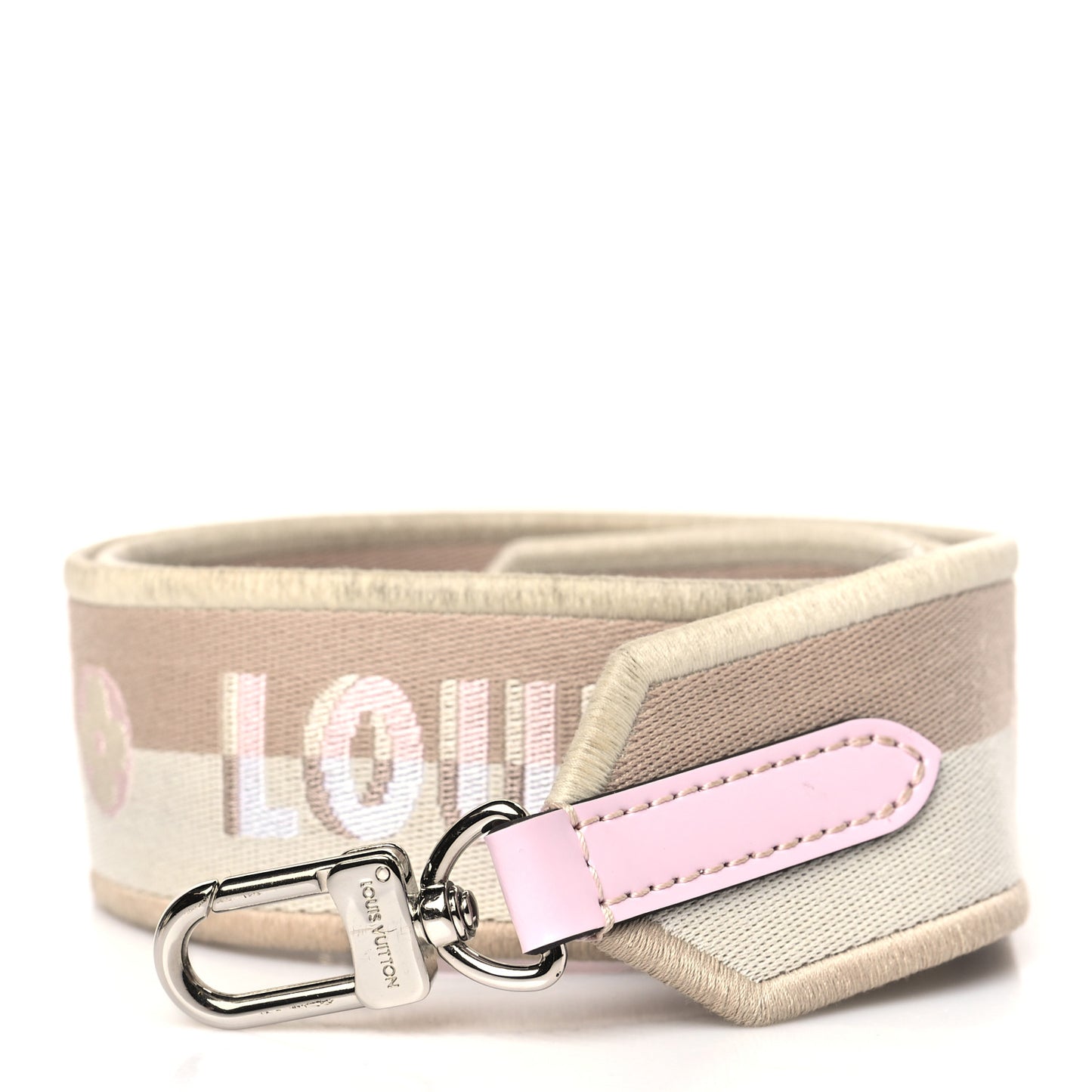 Jacquard Speedy Bandouliere 20 Shoulder Strap Beige Pink