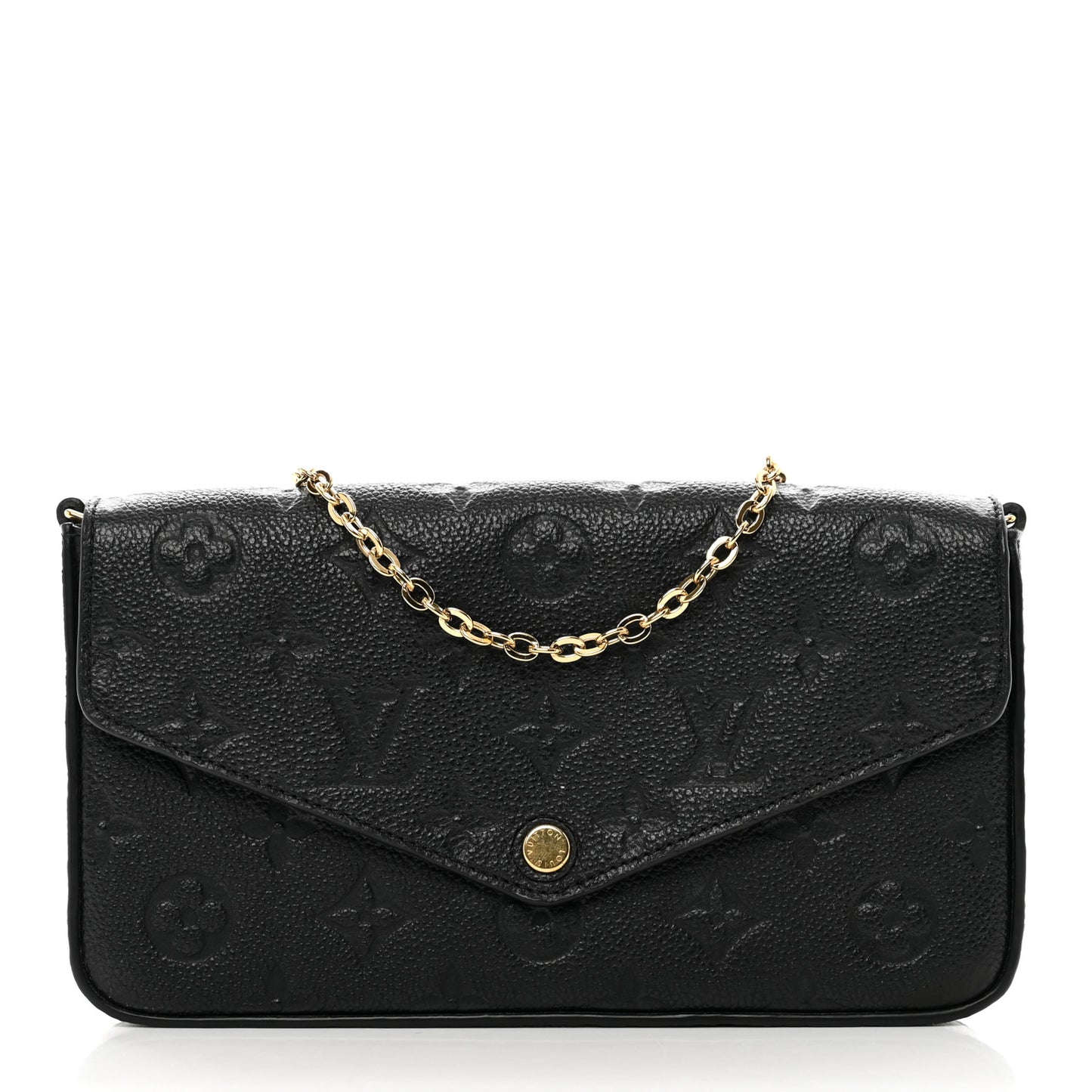 Empreinte Pochette Felicie Chain Wallet Black