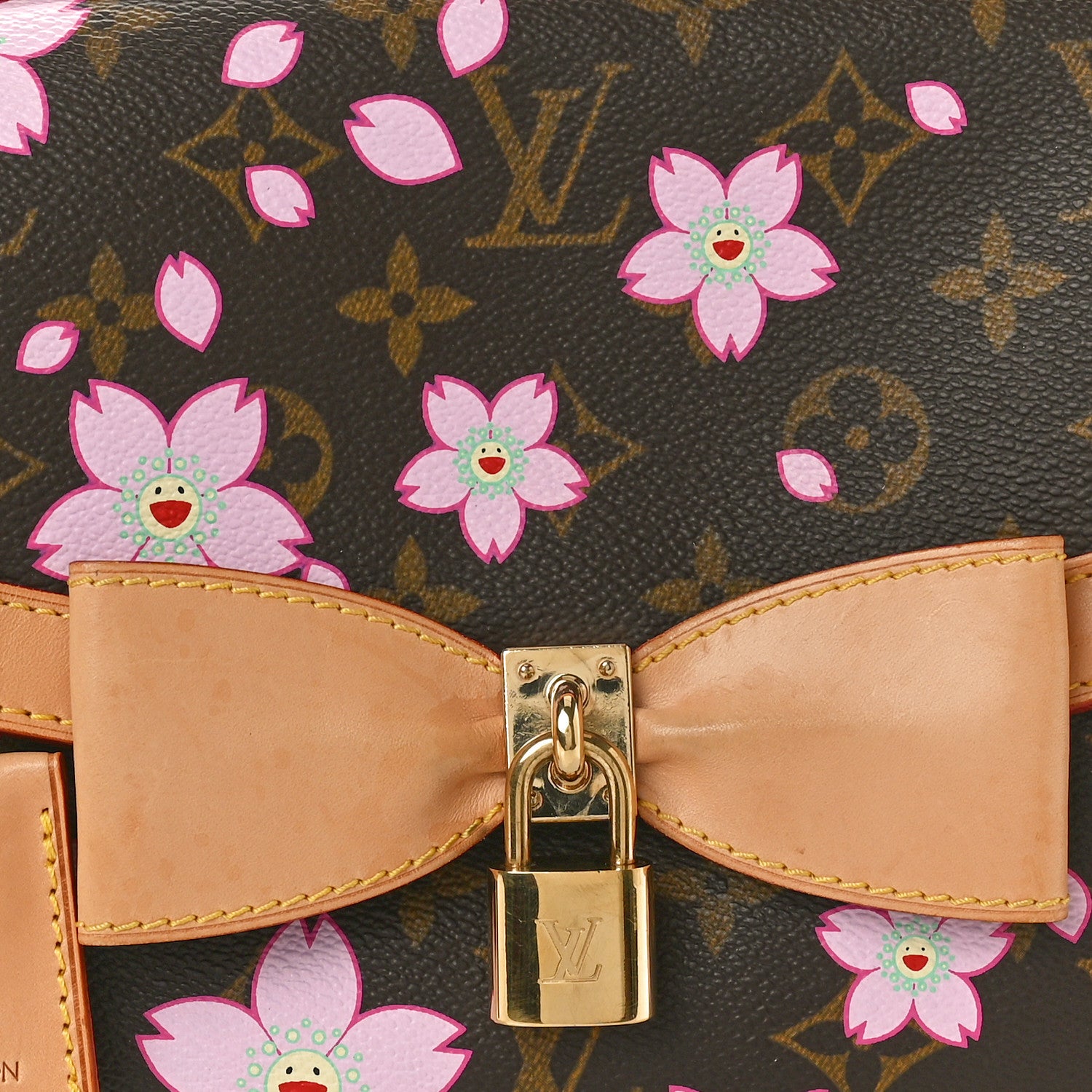 Louis Vuitton Monogram Cherry Blossom Sac Retro Bag Brown 7 of 11
