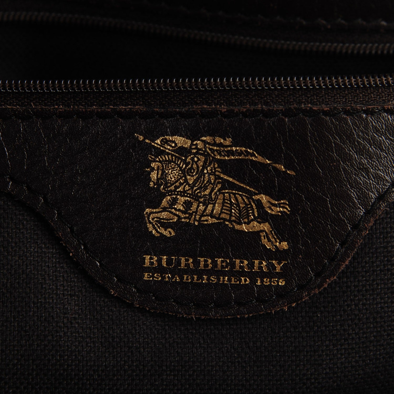 Burberry Haymarket Check Medium Tote Chocolate 5 of 8