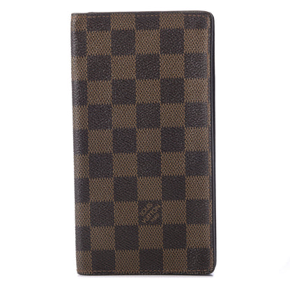 Louis Vuitton Damier Ebene Porte-Cartes Credit Yen Checkbook Wallet 1 of 7