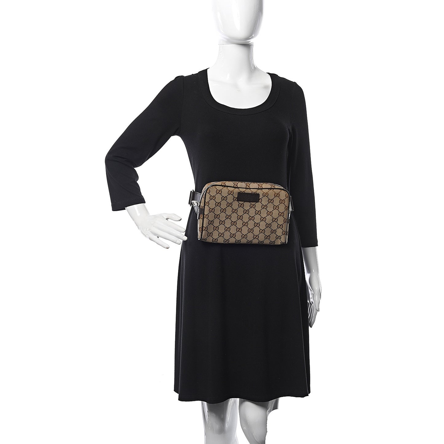 Monogram Belt Bag Dark Brown