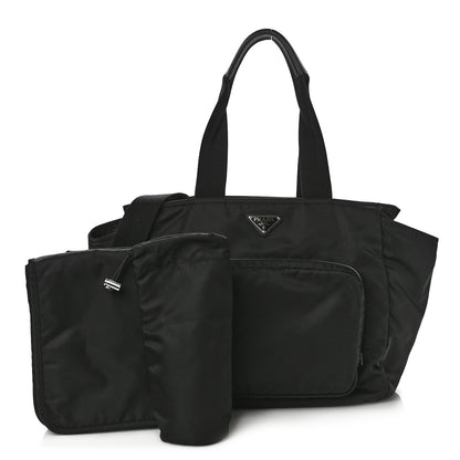 Prada Nylon Vela Baby Bag Black 2 of 12