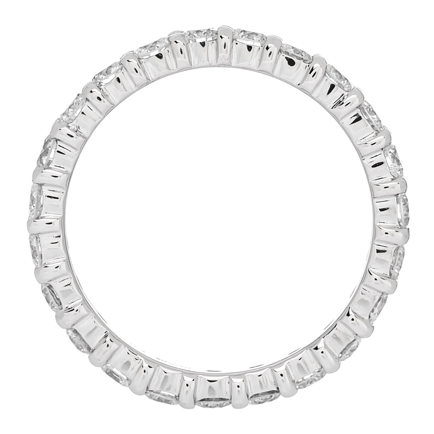 Parker & West by FASHIONPHILE Platinum Diamond 1.00ct Full Eternity Band Ring 47 4.25 4 of 8