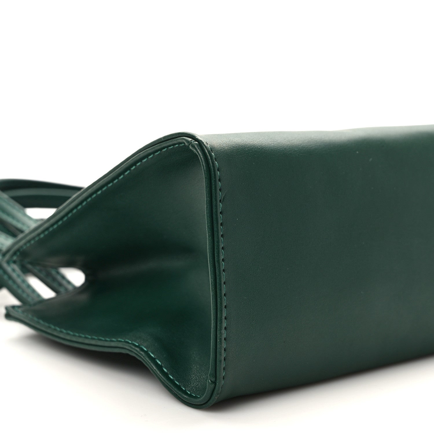 Telfar Vegan Leather Small Shopping Bag Dark Olive 9 of 12