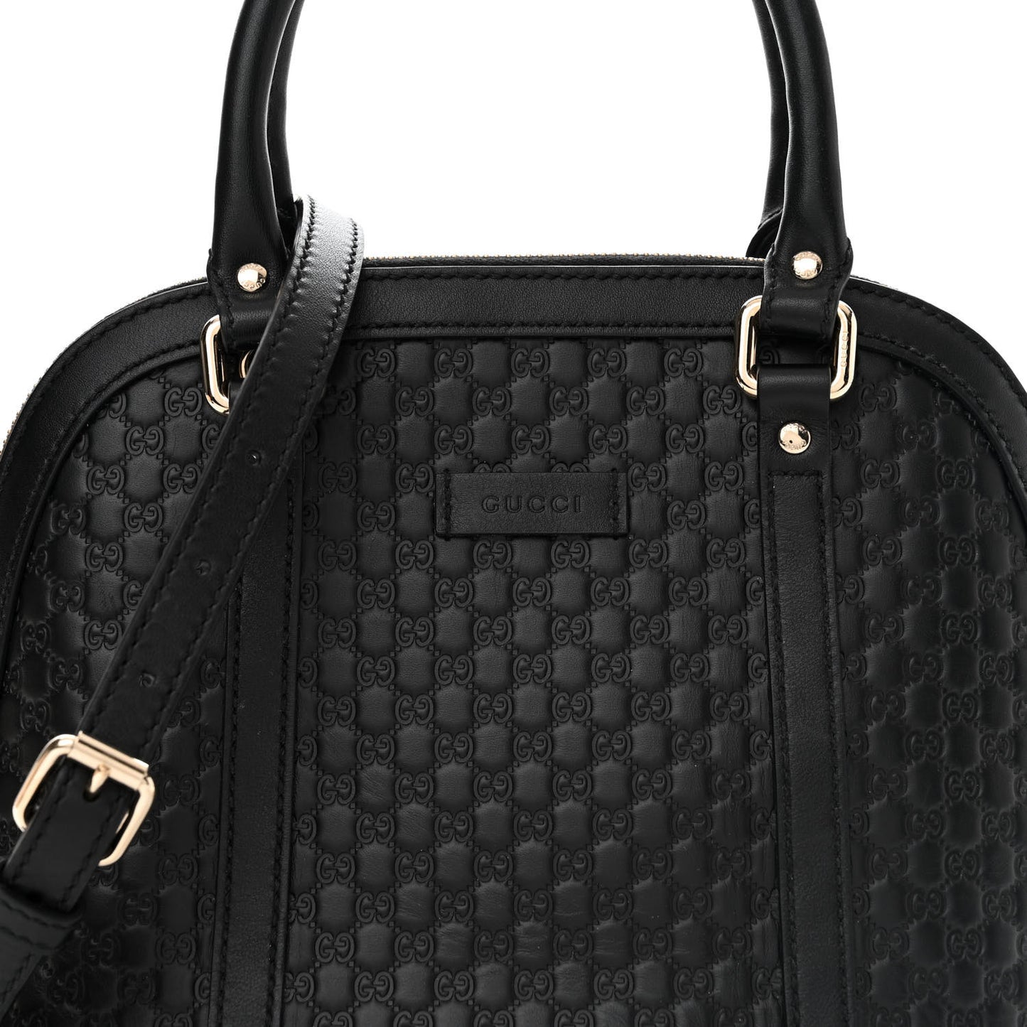Microguccissima Mini Dome Bag Black