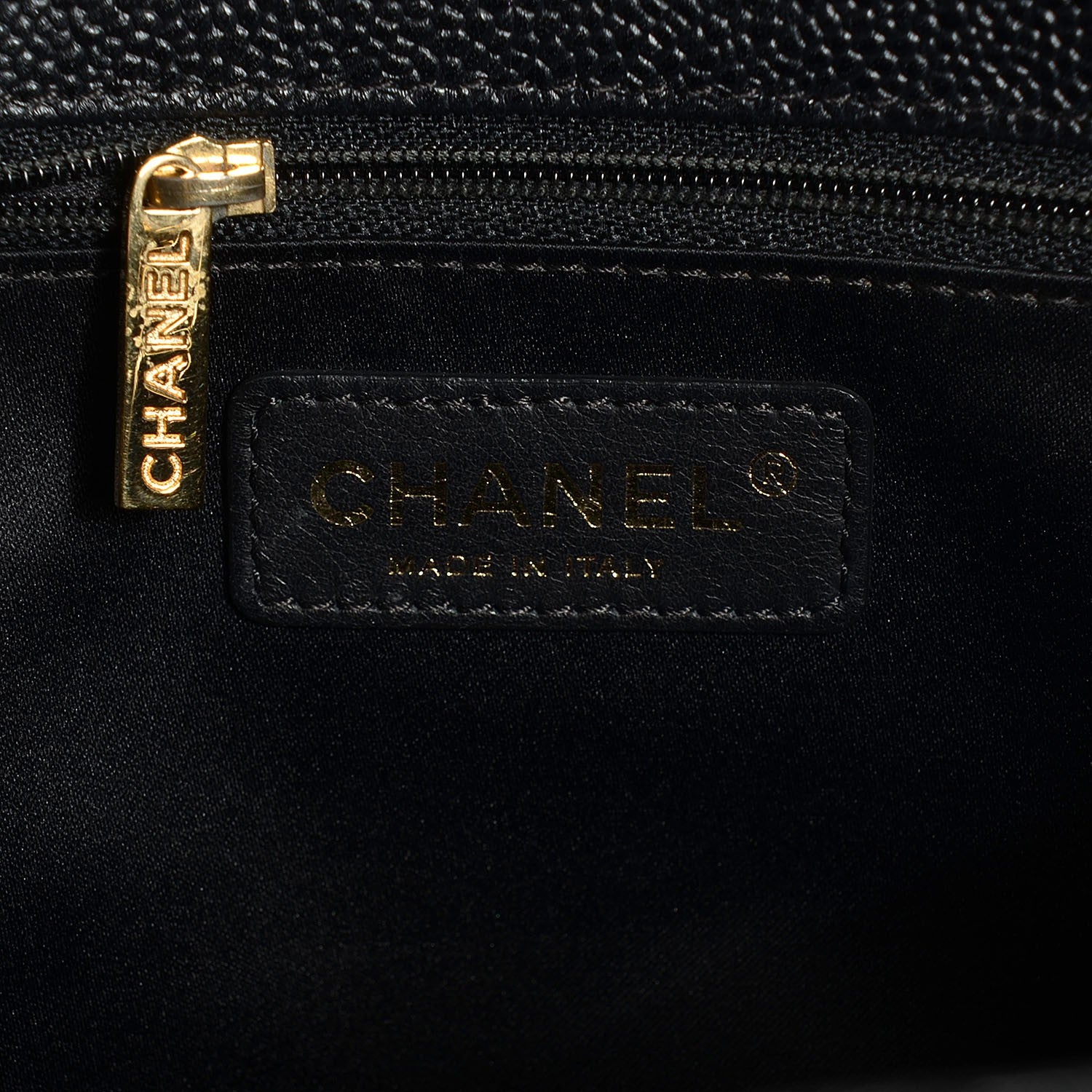 Chanel Caviar Quilted Grand Shopping Tote GST Black 6 of 7