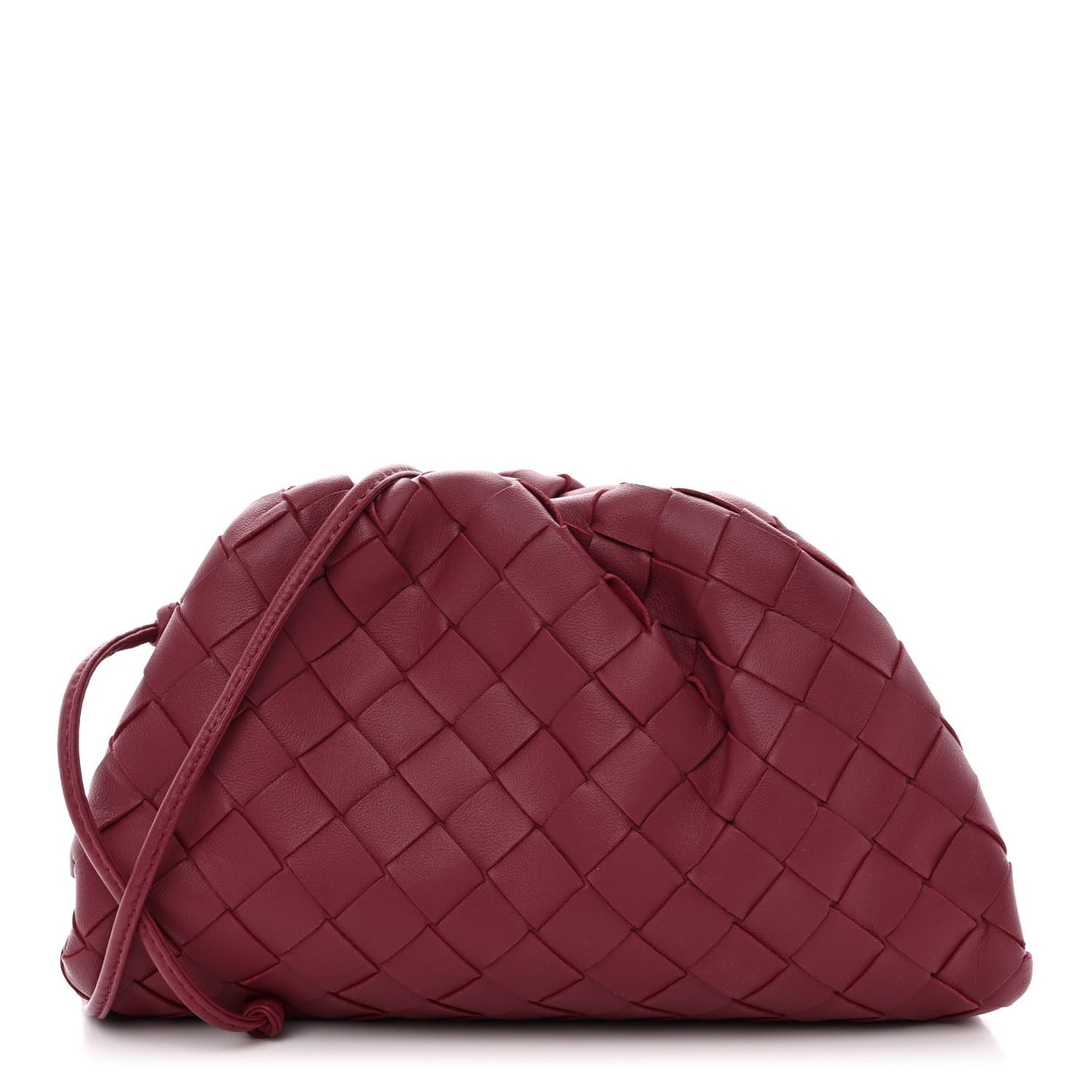 Nappa Intrecciato The Mini Pouch Amaranto