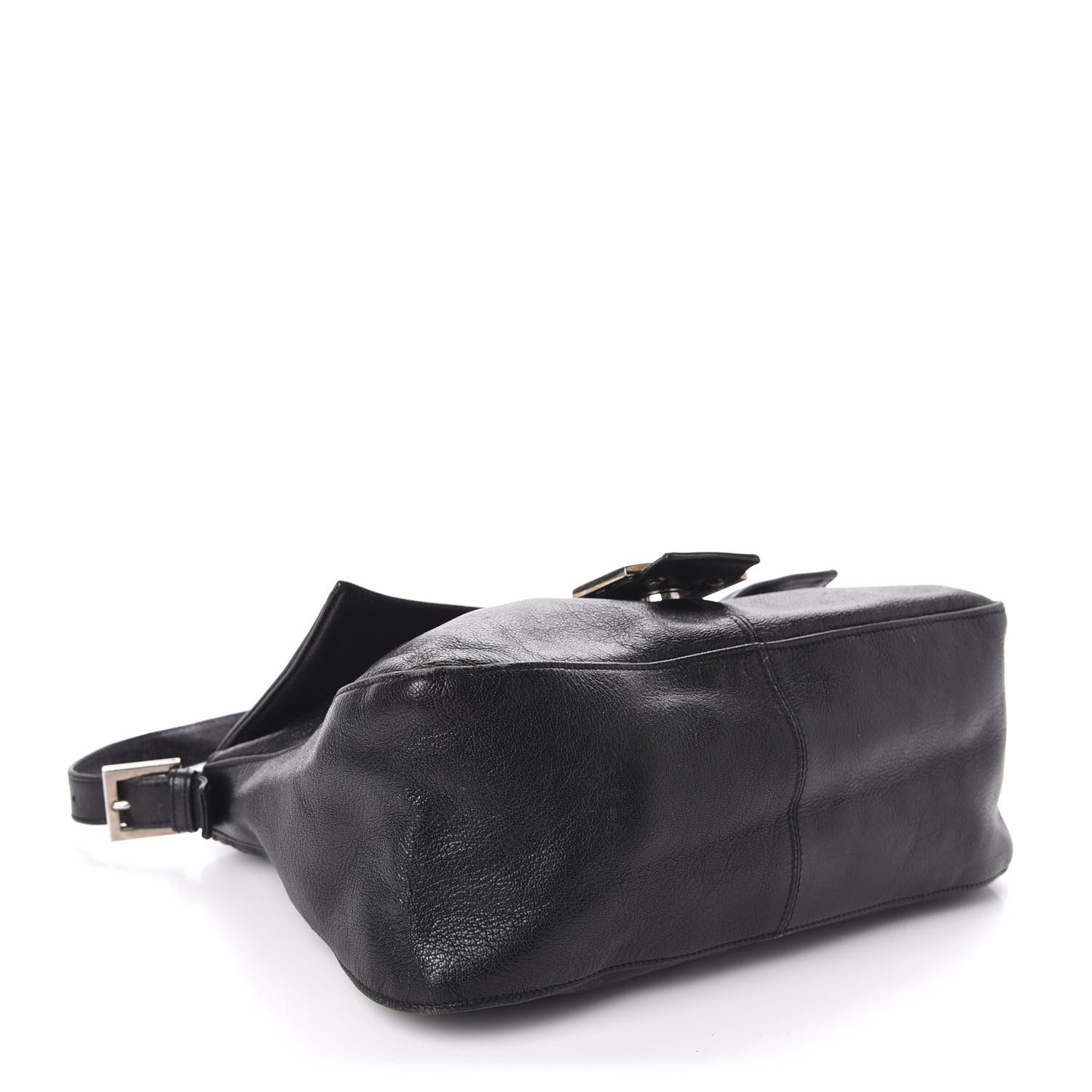 Calfskin Big Forever Mama Baguette Black