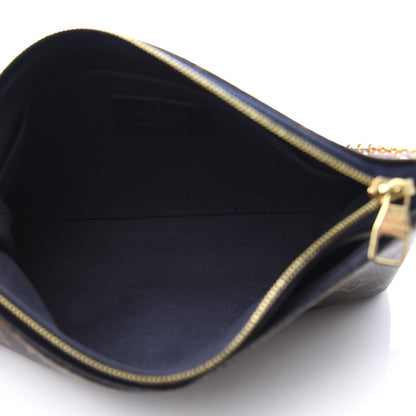 Louis Vuitton Monogram Pallas Clutch Blue Marine 4 of 11