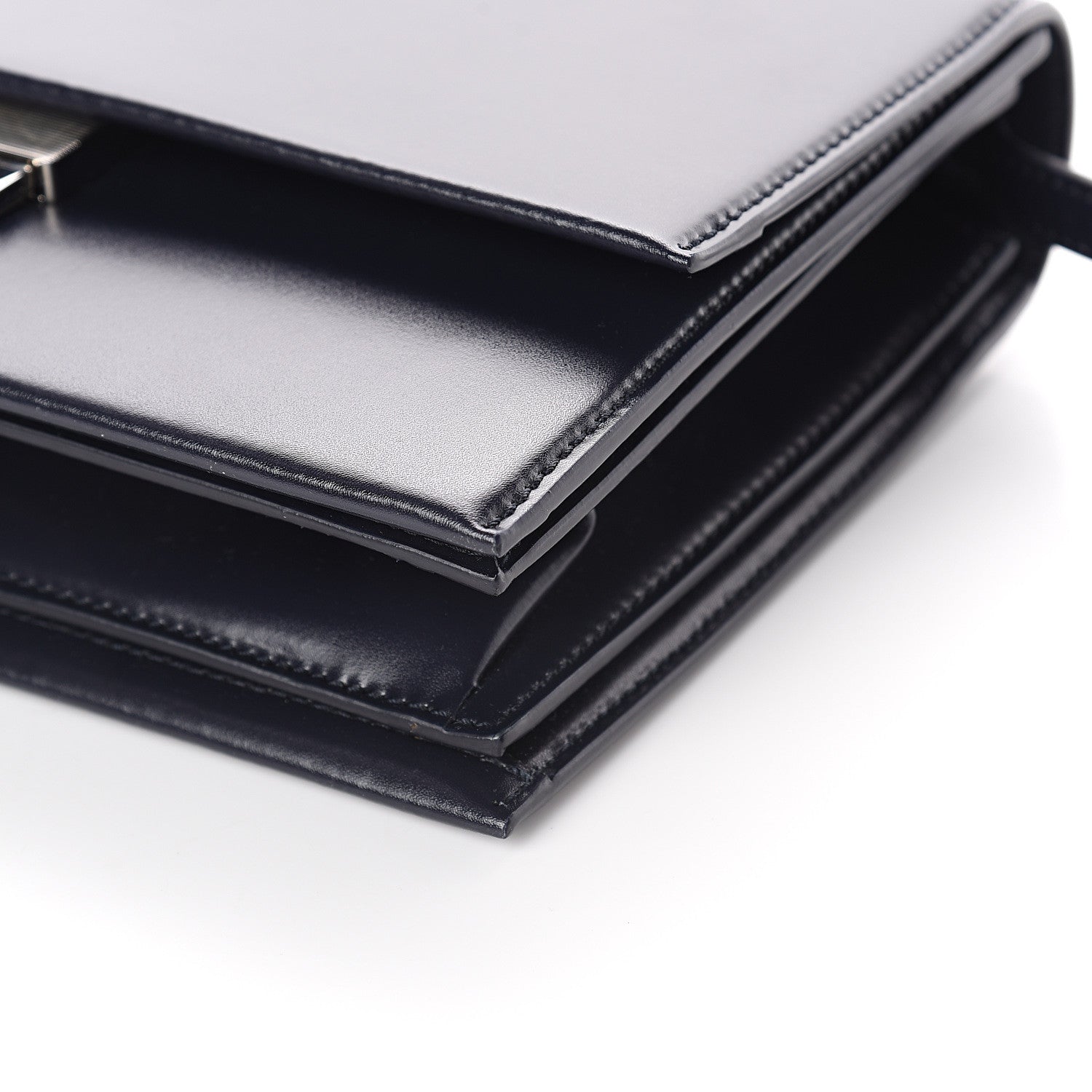 Saint Laurent Calfskin Medium Babylone Navy 7 of 8