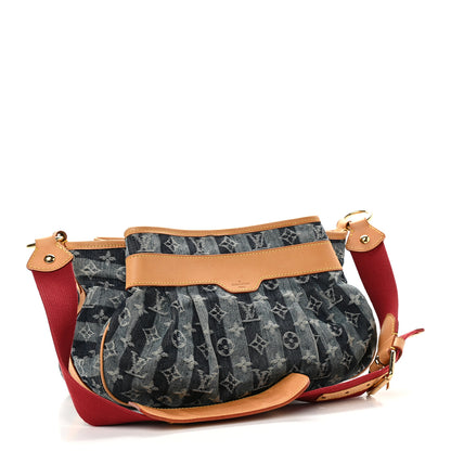 Louis Vuitton Denim Raye Porte Epaule MM 3 of 9