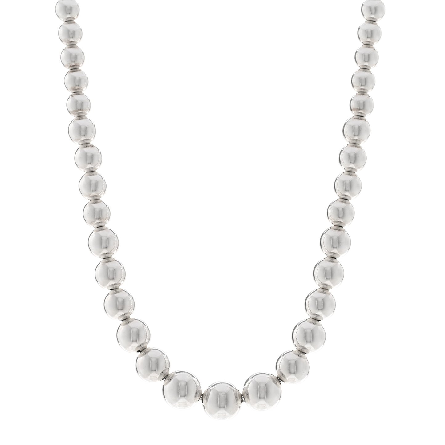 Sterling Silver HardWear Graduated Ball Necklace