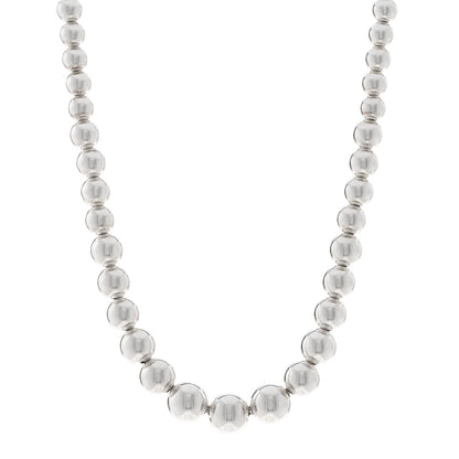 Tiffany Sterling Silver HardWear Graduated Ball Necklace 1 of 5