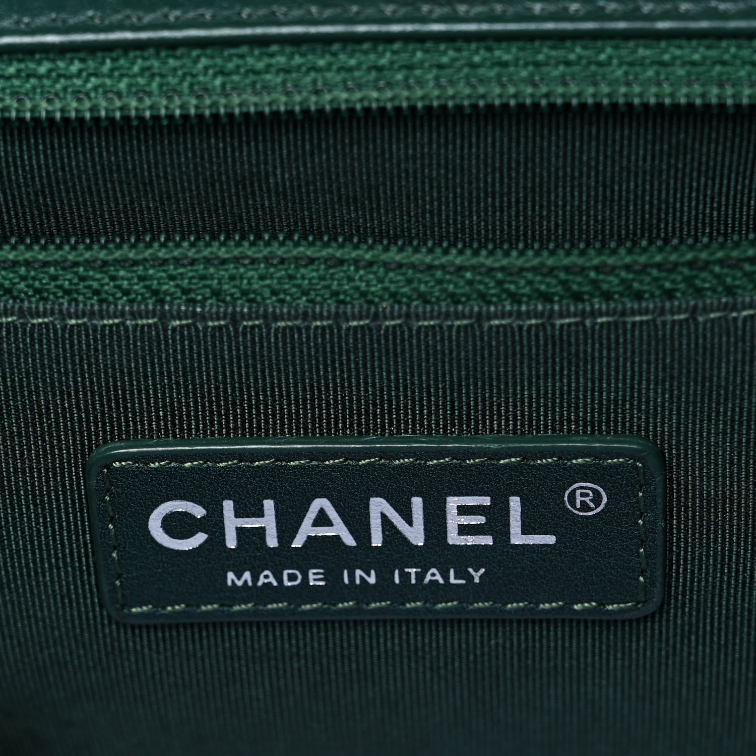 Chanel Lambskin Quilted New Medium Boy Flap Green 5 of 8