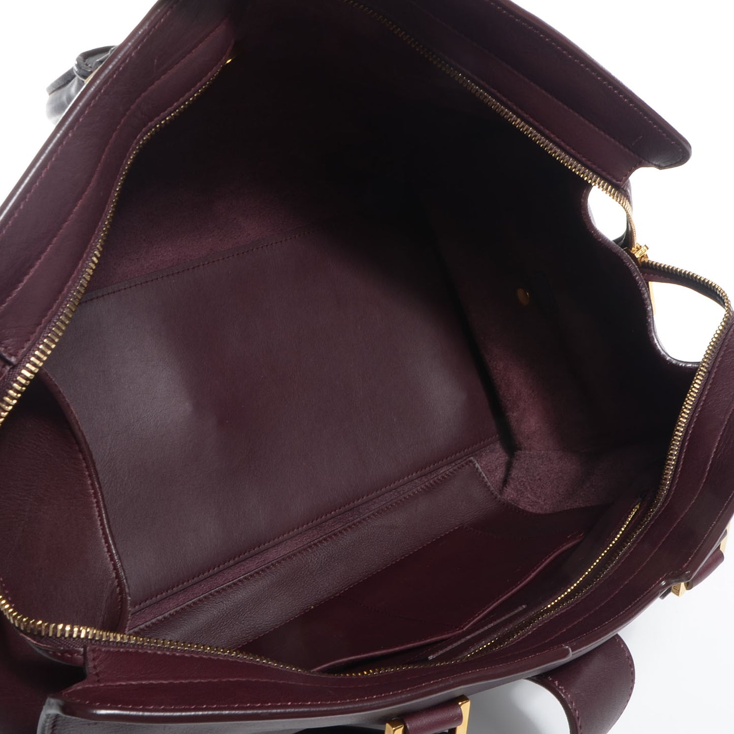 Smooth Calfskin Medium Classic Y Cabas Bordeaux