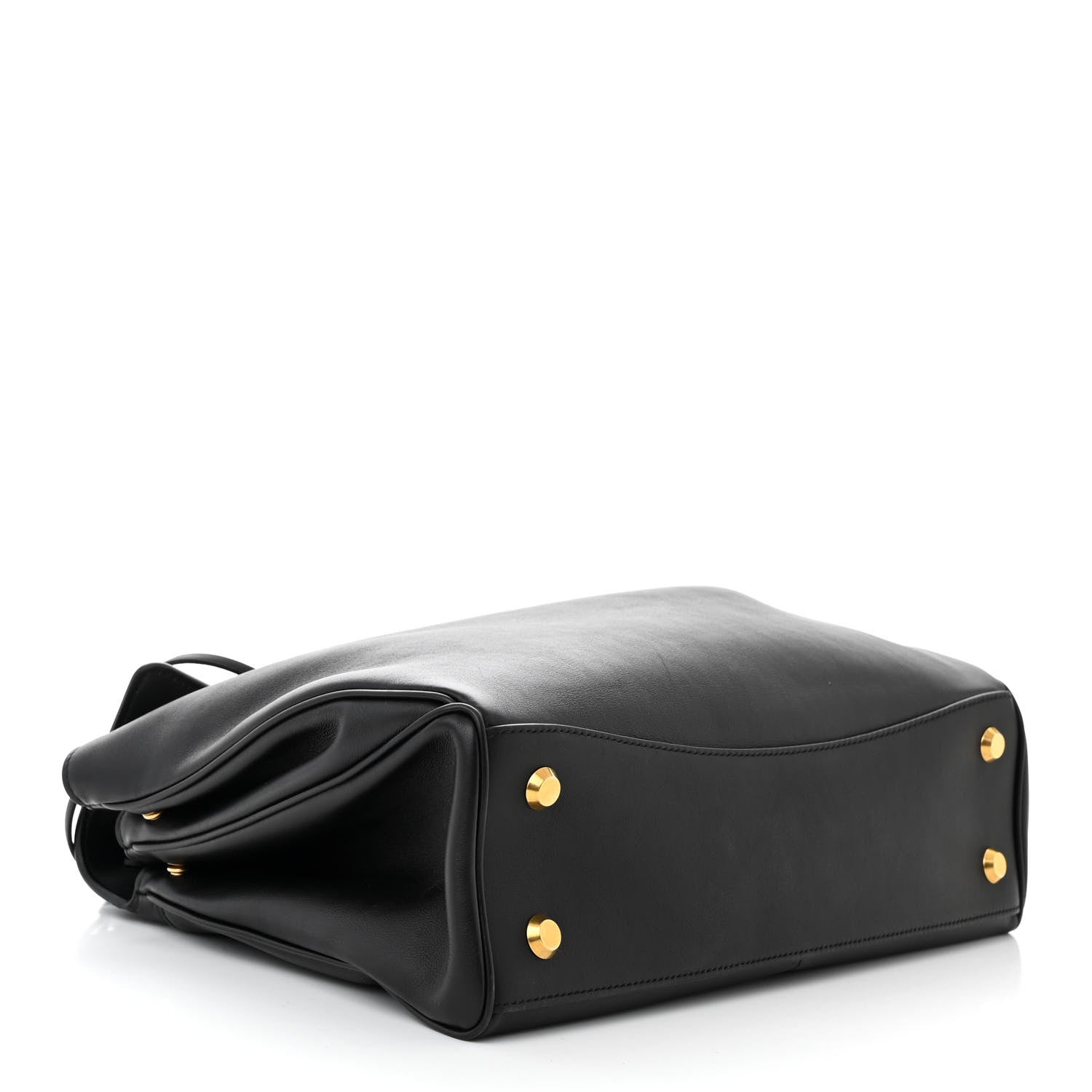 Balenciaga Natural Smooth Calfskin Medium Rodeo Top Handle Handbag Black 4 of 12