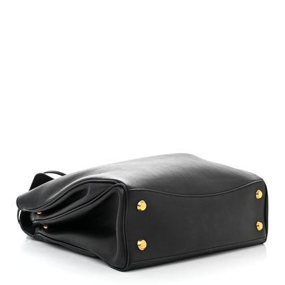 Balenciaga Natural Smooth Calfskin Medium Rodeo Top Handle Handbag Black 4 of 12