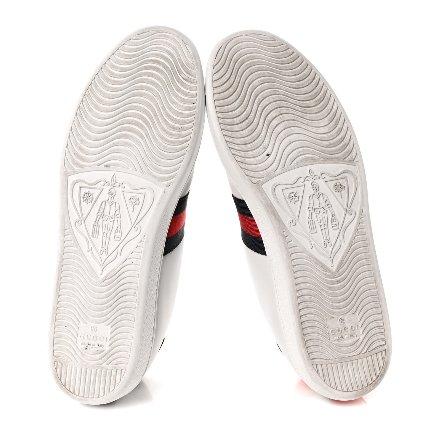 Calfskin Nappa Web LOVED Embroidered Womens Ace Sneakers 39.5 White Red Flame Notte