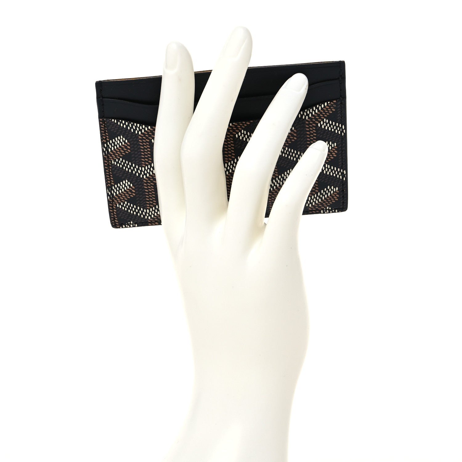 Goyard Goyardine Saint Sulpice Card Holder Black 2 of 6