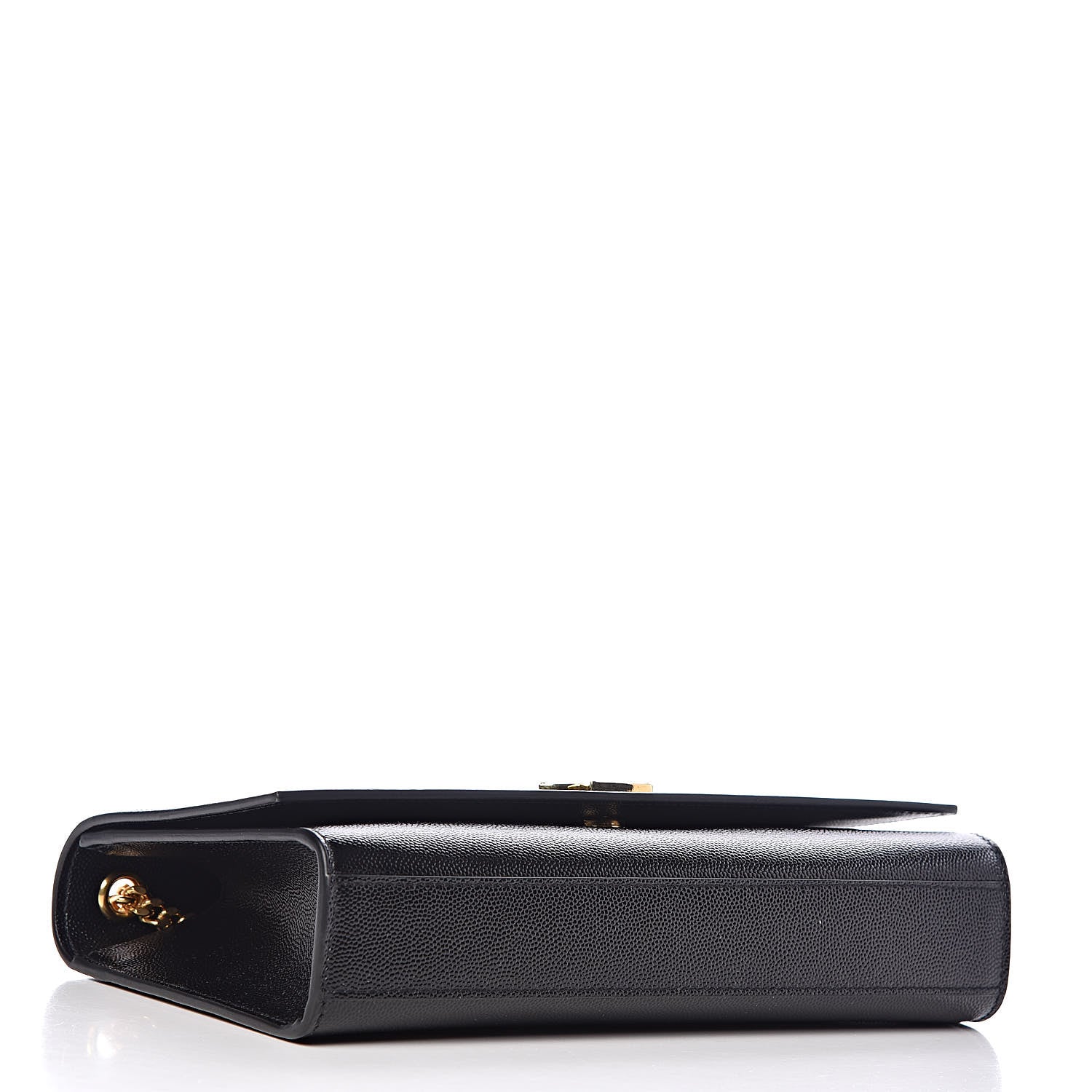 Saint Laurent Grain De Poudre Medium Classic Monogram Kate Satchel Black 4 of 9