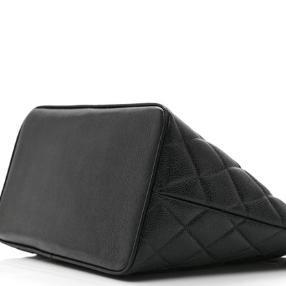 Chanel Caviar Quilted Medallion Tote Black 10 of 11