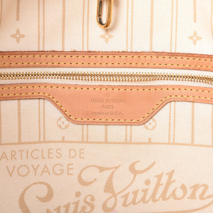 Louis Vuitton Damier Azur Neverfull MM 6 of 18