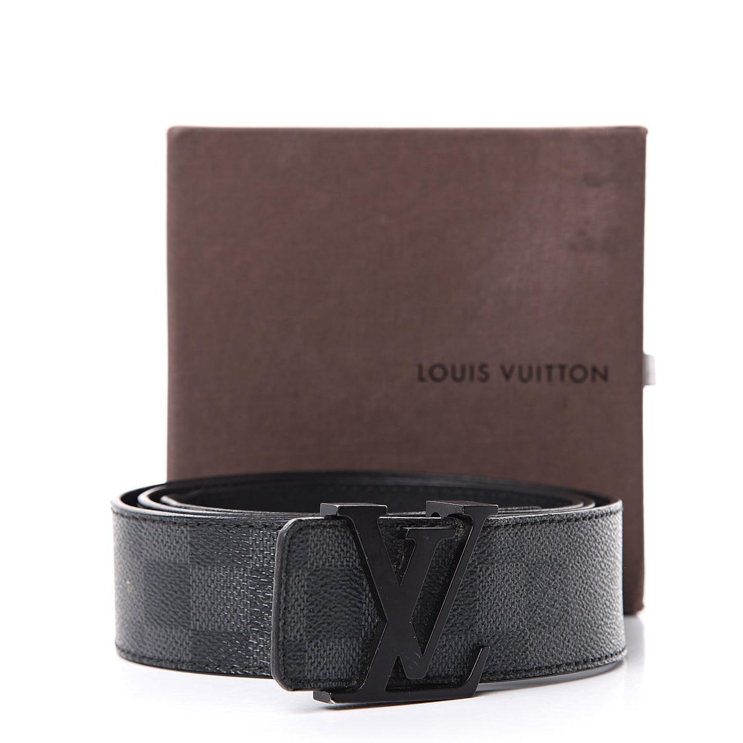 Damier Graphite LV Initiales Belt 100 40