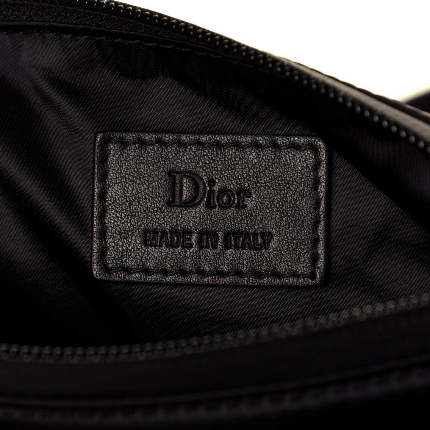 Nylon Saddle Belt Bag Black