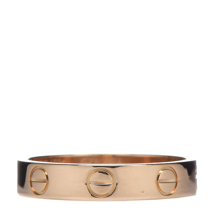 Cartier 18K Yellow Gold 3.5mm LOVE Wedding Band Ring 50 5.25 3 of 4
