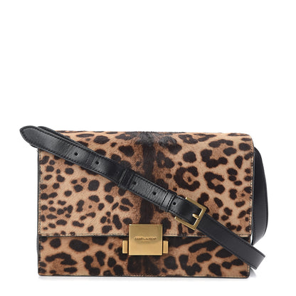 Saint Laurent Pony Hair Leopard Print Medium Bellechasse Brown Black 1 of 7