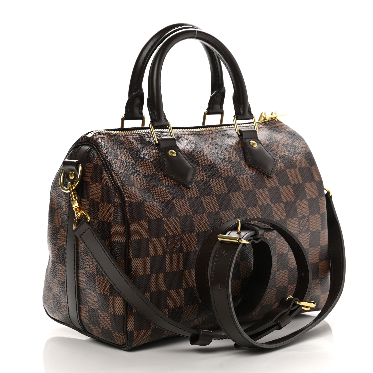 Louis Vuitton Damier Ebene Speedy Bandouliere 25 3 of 9