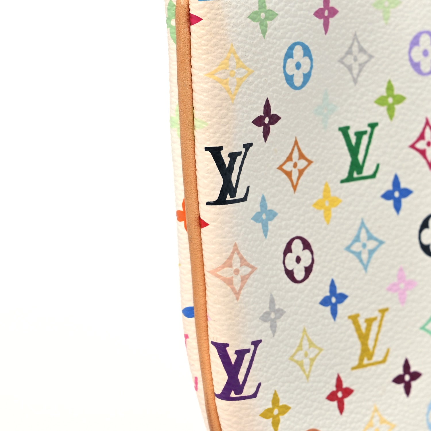 Louis Vuitton Monogram Multicolor Pochette Plate GM White 7 of 7