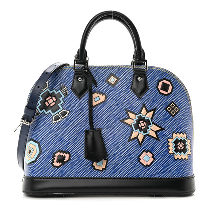 Louis Vuitton Epi Azteque Alma PM Denim Light 1 of 12