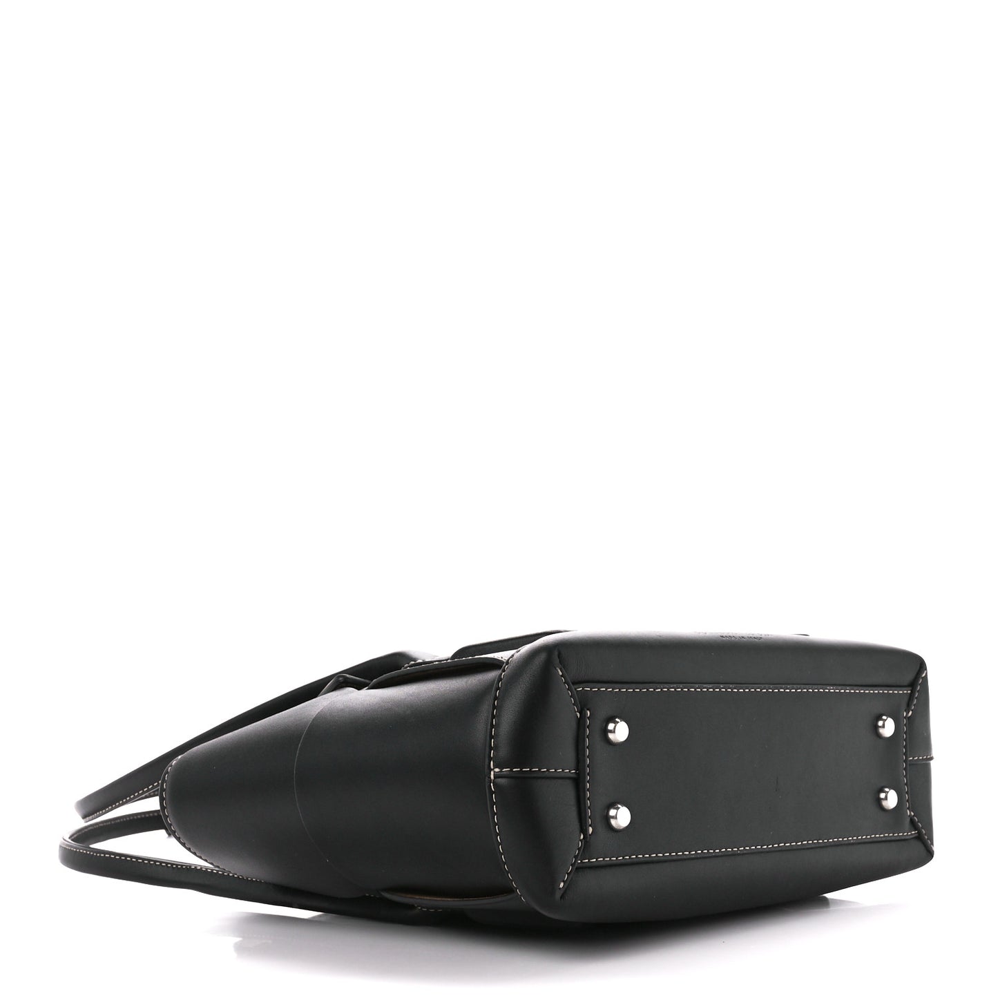 French Calfskin Maxi Intrecciato Arco 33 Black