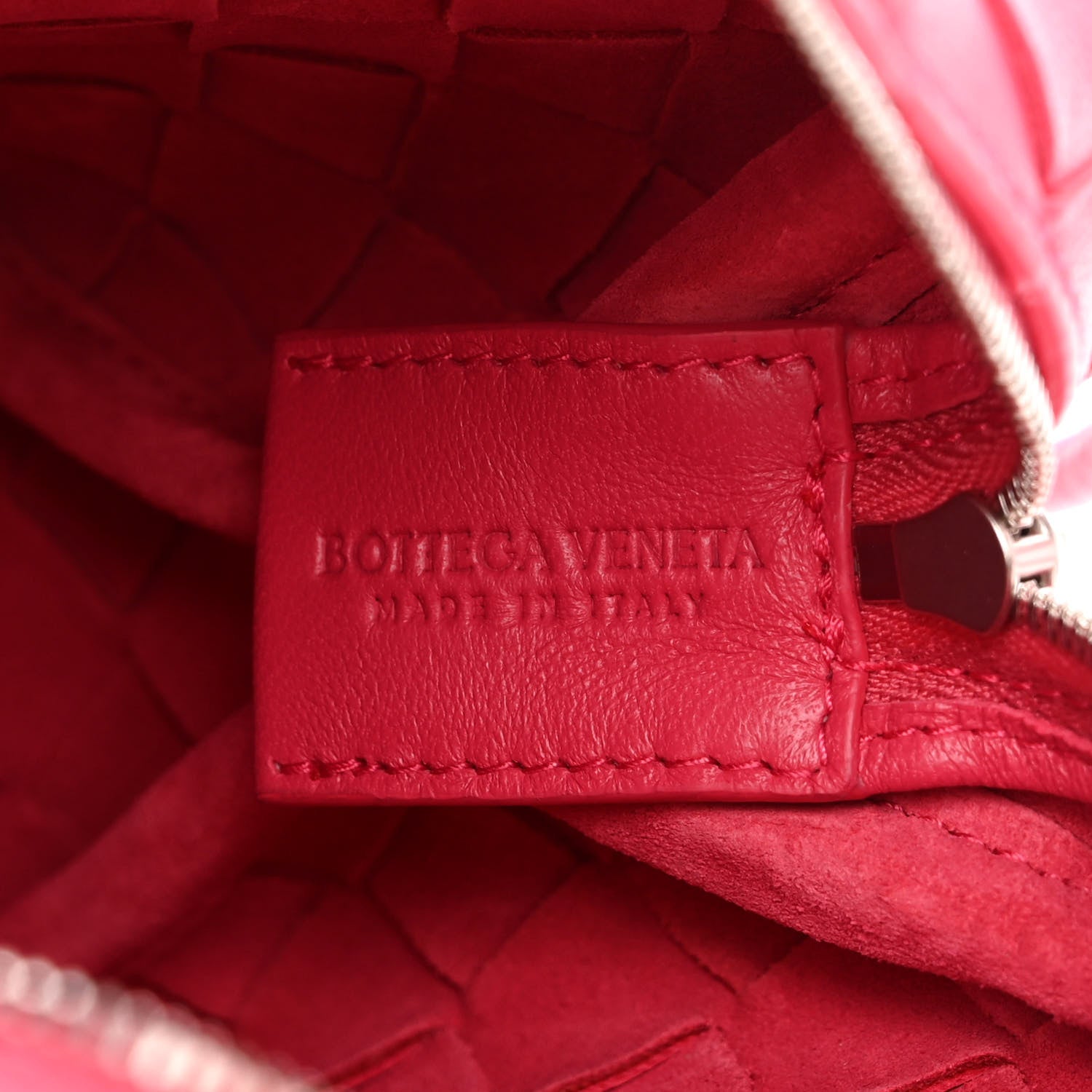 Bottega Veneta Nappa Intrecciato Mini Loop Camera Bag Cranberry 5 of 8