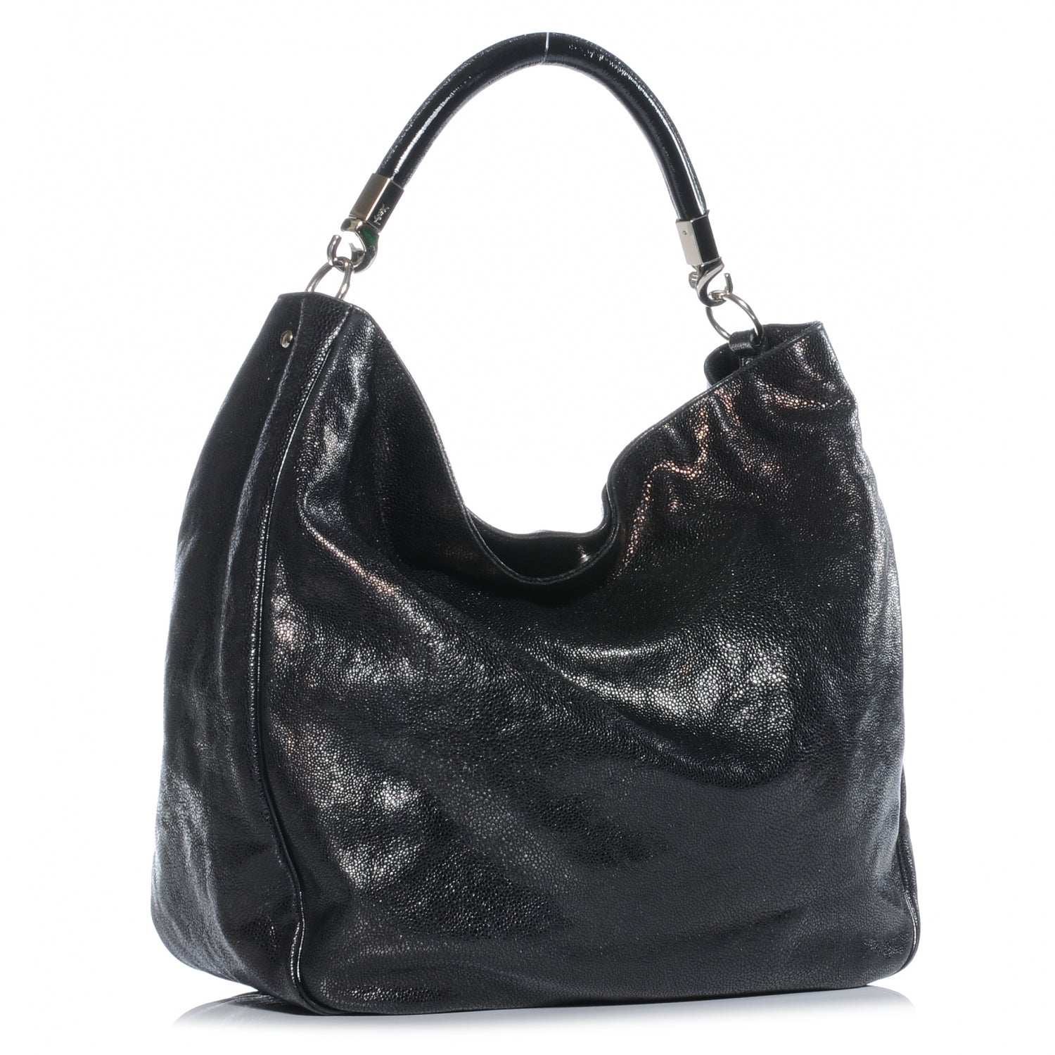 Saint Laurent Patent Roady Hobo Black 3 of 7