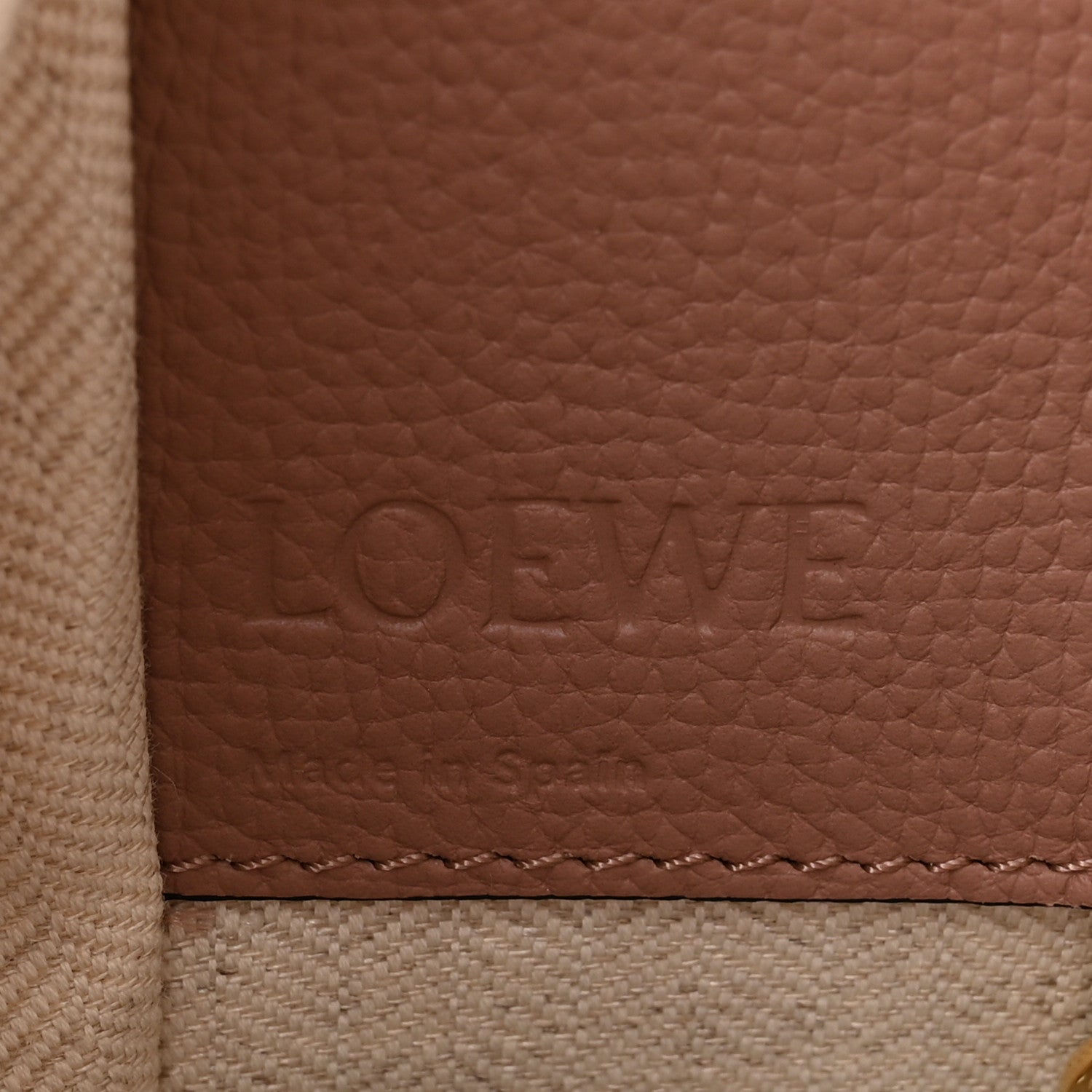 Loewe Calfskin Small Hammock Shoulder Bag Dark Blush 6 of 10
