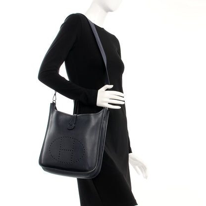 Hermes Epsom Evelyne II PM Indigo 2 of 9